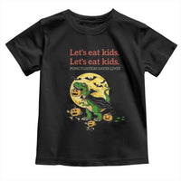 Grammar English Teacher Toddler T Shirt Funny Halloween Dinosaurs Pumpkin Punctuation Saves Lives