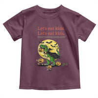Grammar English Teacher Toddler T Shirt Funny Halloween Dinosaurs Pumpkin Punctuation Saves Lives