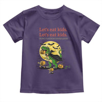 Grammar English Teacher Toddler T Shirt Funny Halloween Dinosaurs Pumpkin Punctuation Saves Lives