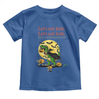 Grammar English Teacher Toddler T Shirt Funny Halloween Dinosaurs Pumpkin Punctuation Saves Lives