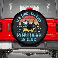 It's Fine I'm Fine Everything Is Fine Funny Cat Spare Tire Cover Christmas Gift - Wonder Print Shop