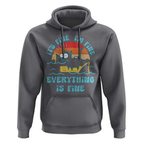 It's Fine I'm Fine Everything Is Fine Funny Cat Hoodie Christmas Gift - Wonder Print Shop