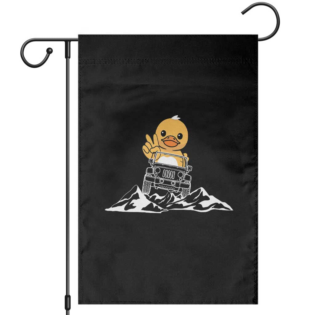 Duck Offroad Car Garden Flag Funny Off Roading ATV Off Road