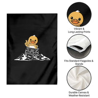 Duck Offroad Car Garden Flag Funny Off Roading ATV Off Road