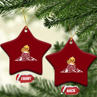 Duck Offroad Car Ceramic Ornament Funny Off Roading ATV Off Road