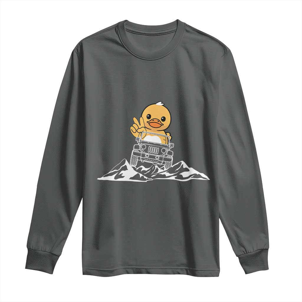 Duck Offroad Car Long Sleeve Shirt Funny Off Roading ATV Off Road