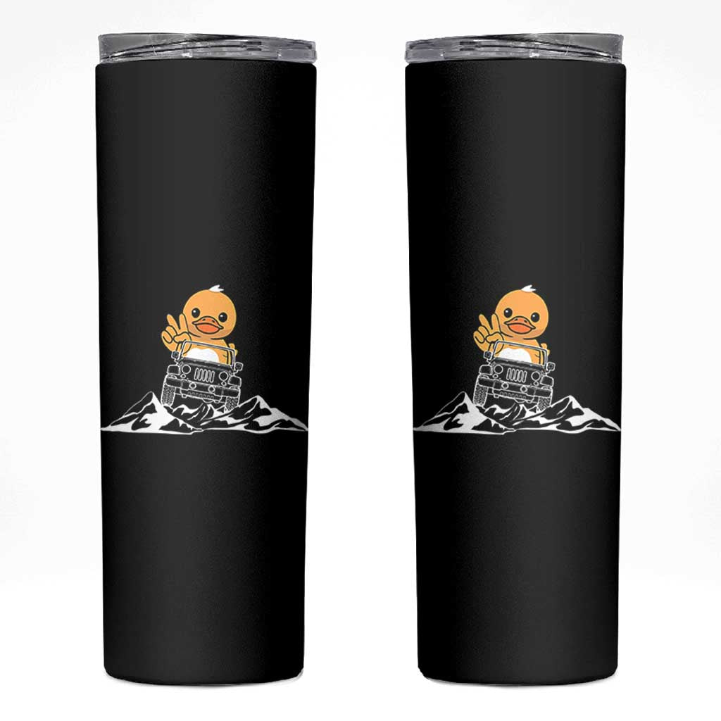 Duck Offroad Car Skinny Tumbler Funny Off Roading ATV Off Road