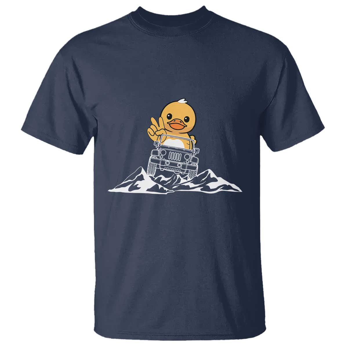 Duck Offroad Car T Shirt Funny Off Roading ATV Off Road