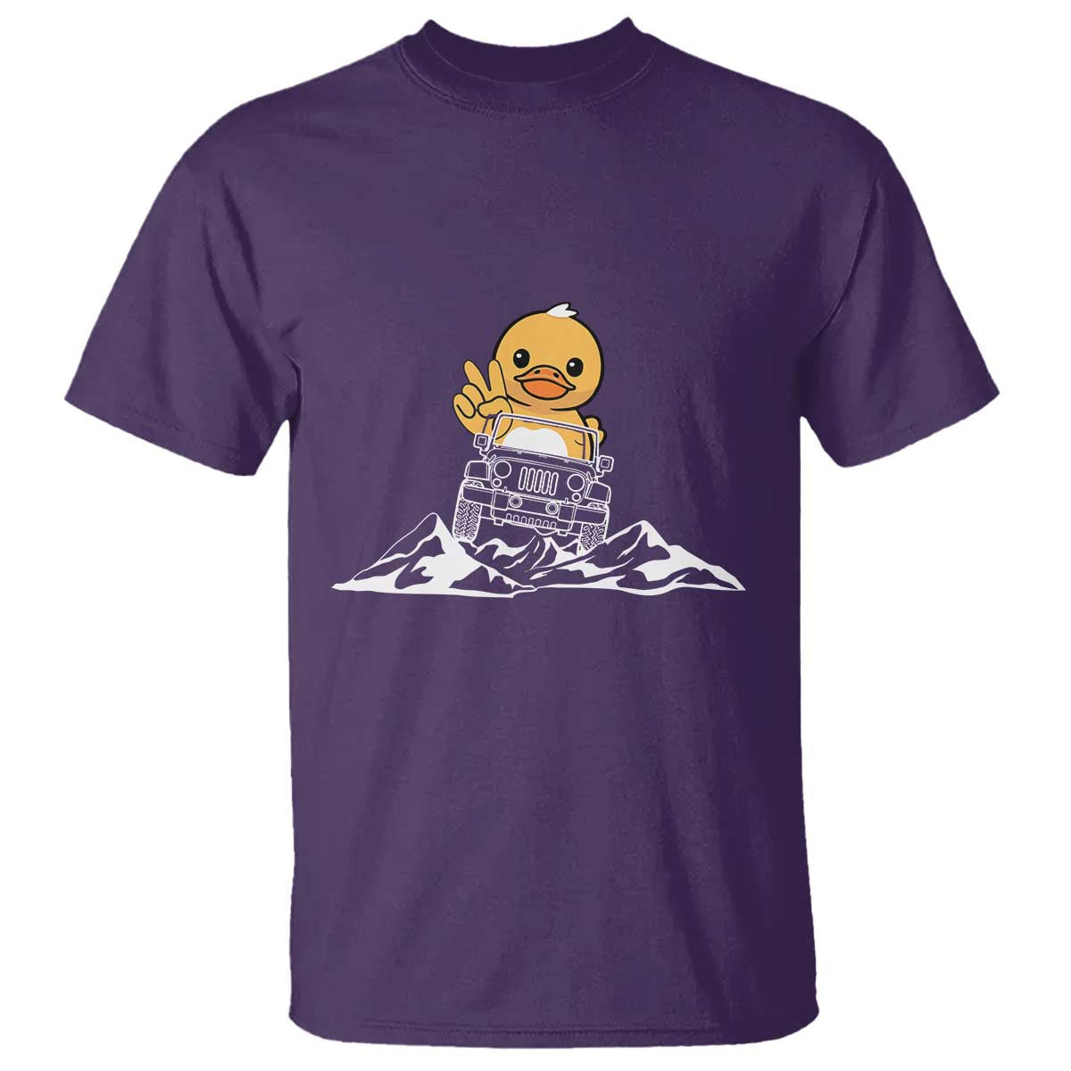 Duck Offroad Car T Shirt Funny Off Roading ATV Off Road