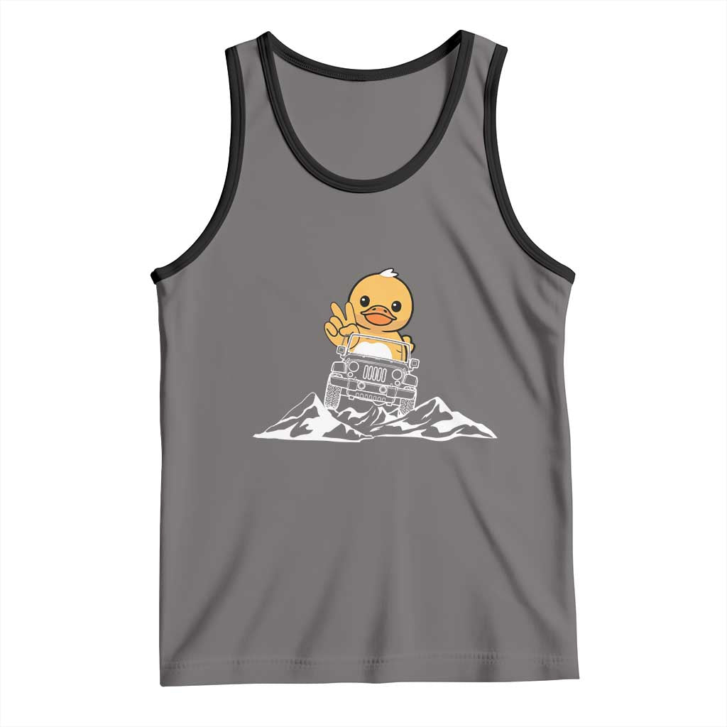 Duck Offroad Car Tank Top Funny Off Roading ATV Off Road