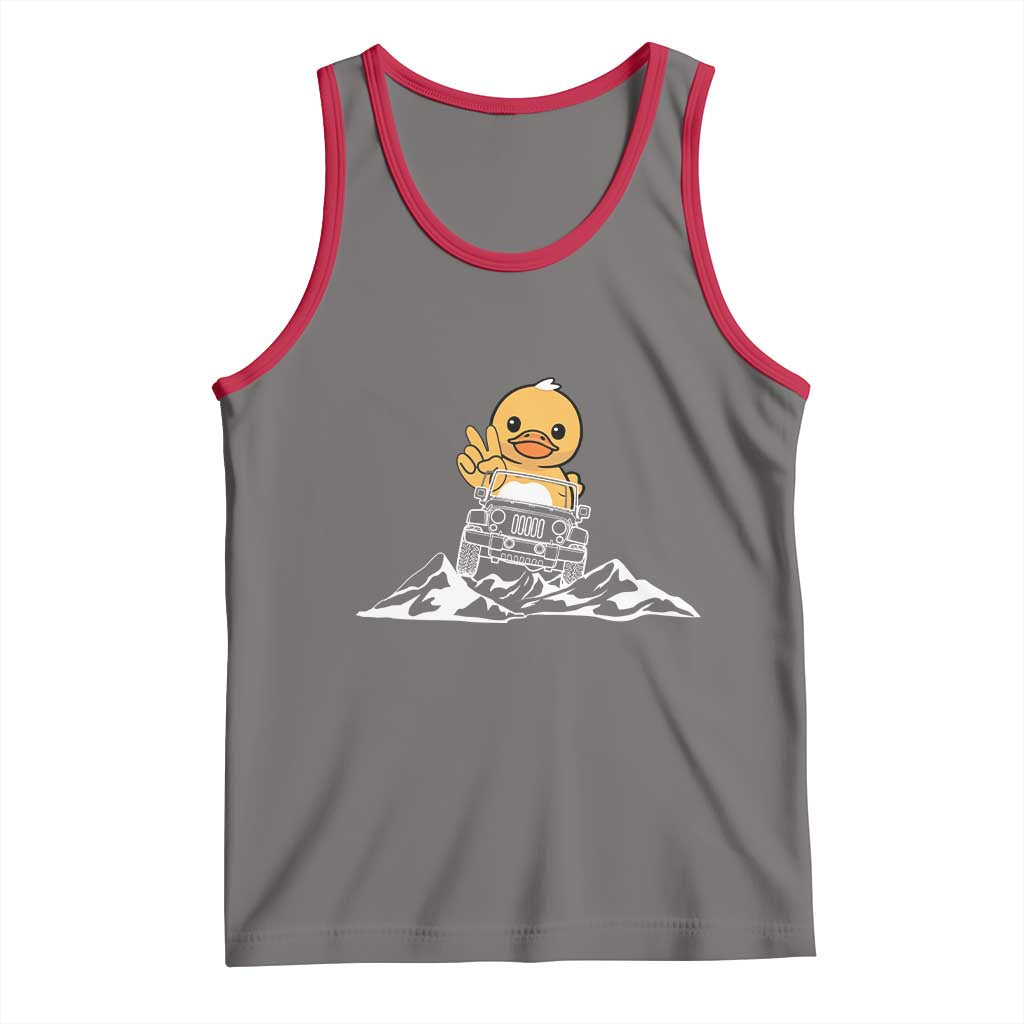 Duck Offroad Car Tank Top Funny Off Roading ATV Off Road