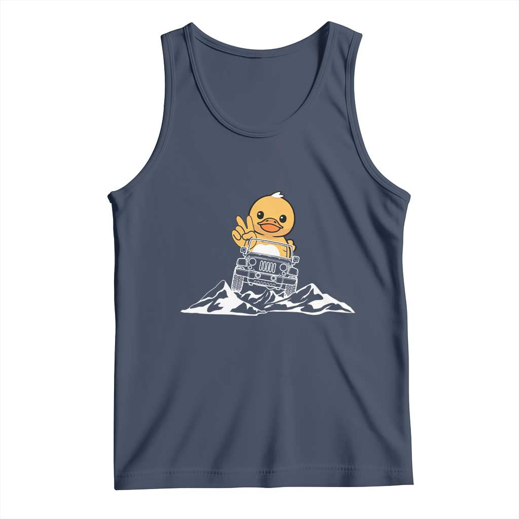 Duck Offroad Car Tank Top Funny Off Roading ATV Off Road