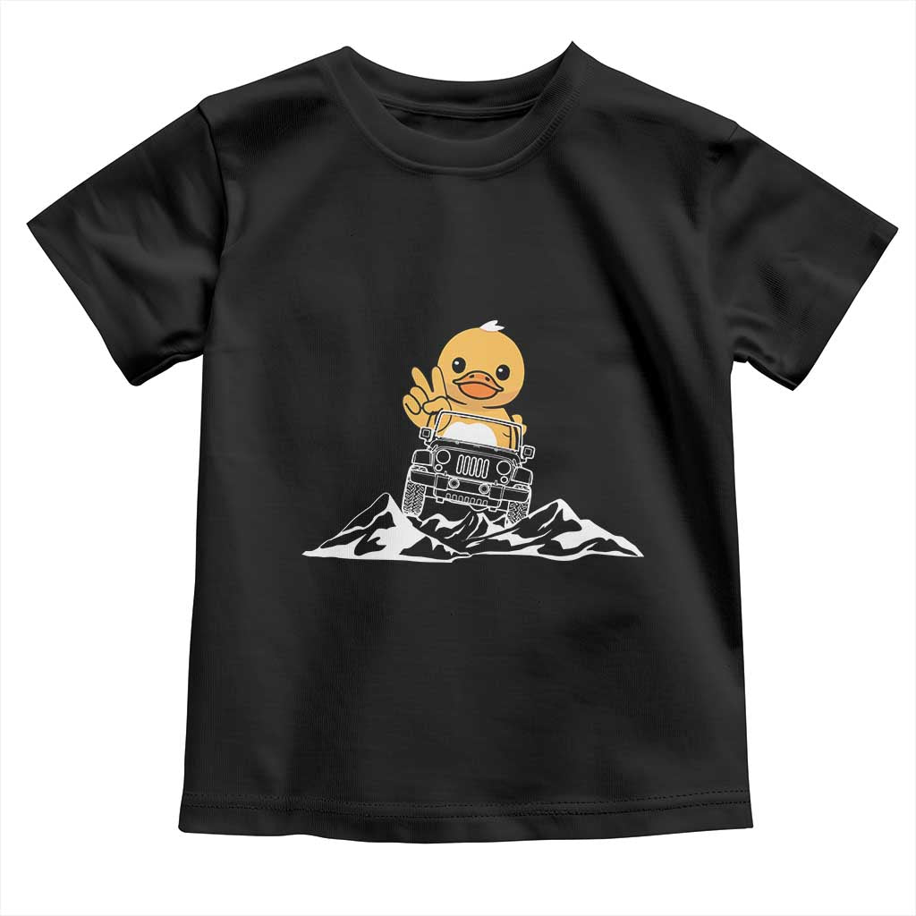 Duck Offroad Car Toddler T Shirt Funny Off Roading ATV Off Road
