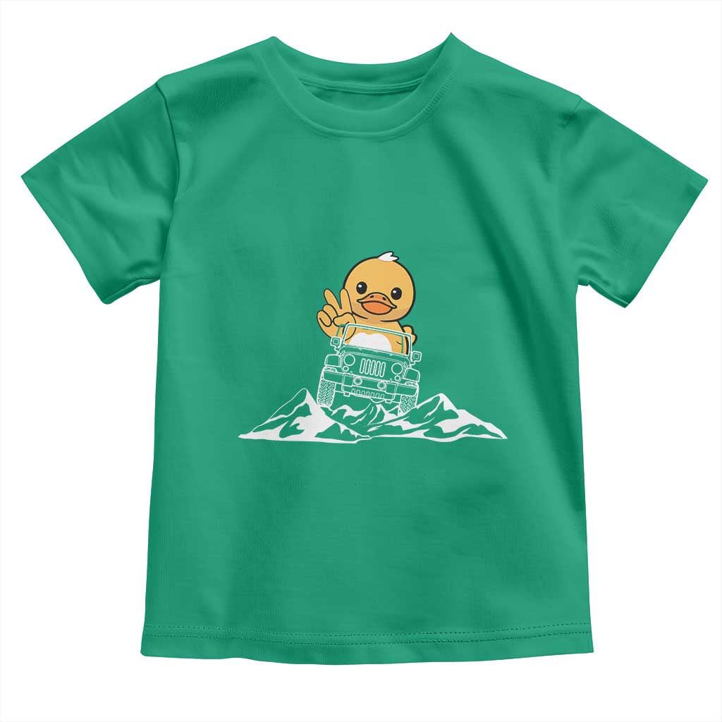 Duck Offroad Car Toddler T Shirt Funny Off Roading ATV Off Road