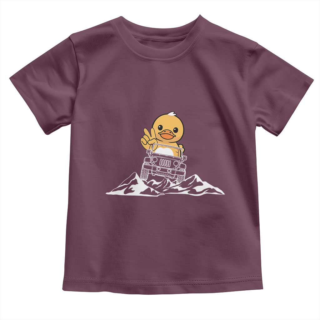 Duck Offroad Car Toddler T Shirt Funny Off Roading ATV Off Road