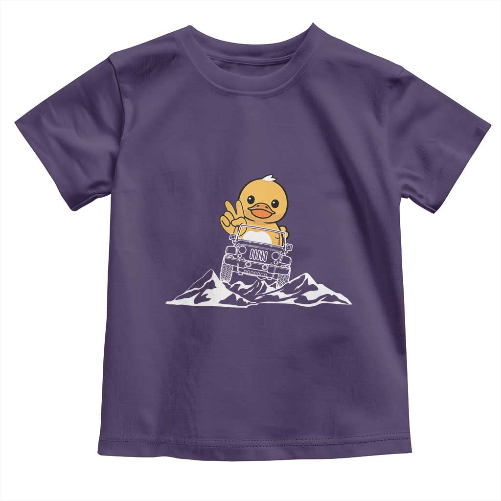 Duck Offroad Car Toddler T Shirt Funny Off Roading ATV Off Road