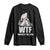 WTF Where's The Fish Long Sleeve Shirt Funny Fishing Gifts Bigfoot Sasquatch - Wonder Print Shop