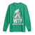 WTF Where's The Fish Long Sleeve Shirt Funny Fishing Gifts Bigfoot Sasquatch - Wonder Print Shop
