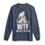 WTF Where's The Fish Long Sleeve Shirt Funny Fishing Gifts Bigfoot Sasquatch - Wonder Print Shop
