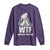 WTF Where's The Fish Long Sleeve Shirt Funny Fishing Gifts Bigfoot Sasquatch - Wonder Print Shop