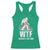 WTF Where's The Fish Racerback Tank Top Funny Fishing Gifts Bigfoot Sasquatch - Wonder Print Shop
