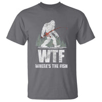WTF Where's The Fish T Shirt Funny Fishing Gifts Bigfoot Sasquatch - Wonder Print Shop