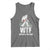 WTF Where's The Fish Tank Top Funny Fishing Gifts Bigfoot Sasquatch - Wonder Print Shop