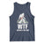 WTF Where's The Fish Tank Top Funny Fishing Gifts Bigfoot Sasquatch - Wonder Print Shop
