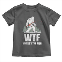 WTF Where's The Fish Toddler T Shirt Funny Fishing Gifts Bigfoot Sasquatch - Wonder Print Shop