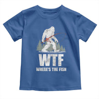 WTF Where's The Fish Toddler T Shirt Funny Fishing Gifts Bigfoot Sasquatch - Wonder Print Shop