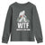 WTF Where's The Fish Youth Sweatshirt Funny Fishing Gifts Bigfoot Sasquatch - Wonder Print Shop