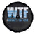 WTF Where's The Fish Spare Tire Cover Funny Fishing Gifts Fathers Day - Wonder Print Shop