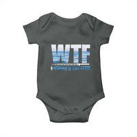 WTF Where's The Fish Baby Onesie Funny Fishing Gifts Fathers Day - Wonder Print Shop