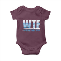 WTF Where's The Fish Baby Onesie Funny Fishing Gifts Fathers Day - Wonder Print Shop