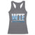 WTF Where's The Fish Racerback Tank Top Funny Fishing Gifts Fathers Day - Wonder Print Shop
