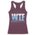 WTF Where's The Fish Racerback Tank Top Funny Fishing Gifts Fathers Day - Wonder Print Shop