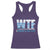 WTF Where's The Fish Racerback Tank Top Funny Fishing Gifts Fathers Day - Wonder Print Shop