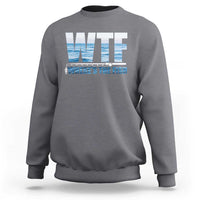 WTF Where's The Fish Sweatshirt Funny Fishing Gifts Fathers Day - Wonder Print Shop