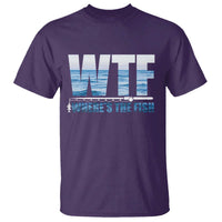 WTF Where's The Fish T Shirt Funny Fishing Gifts Fathers Day - Wonder Print Shop