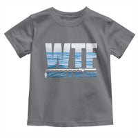 WTF Where's The Fish Toddler T Shirt Funny Fishing Gifts Fathers Day - Wonder Print Shop