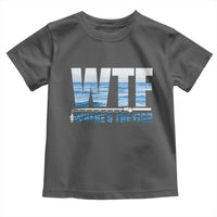 WTF Where's The Fish Toddler T Shirt Funny Fishing Gifts Fathers Day - Wonder Print Shop