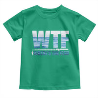 WTF Where's The Fish Toddler T Shirt Funny Fishing Gifts Fathers Day - Wonder Print Shop