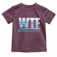 WTF Where's The Fish Toddler T Shirt Funny Fishing Gifts Fathers Day - Wonder Print Shop