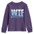 WTF Where's The Fish Youth Sweatshirt Funny Fishing Gifts Fathers Day - Wonder Print Shop