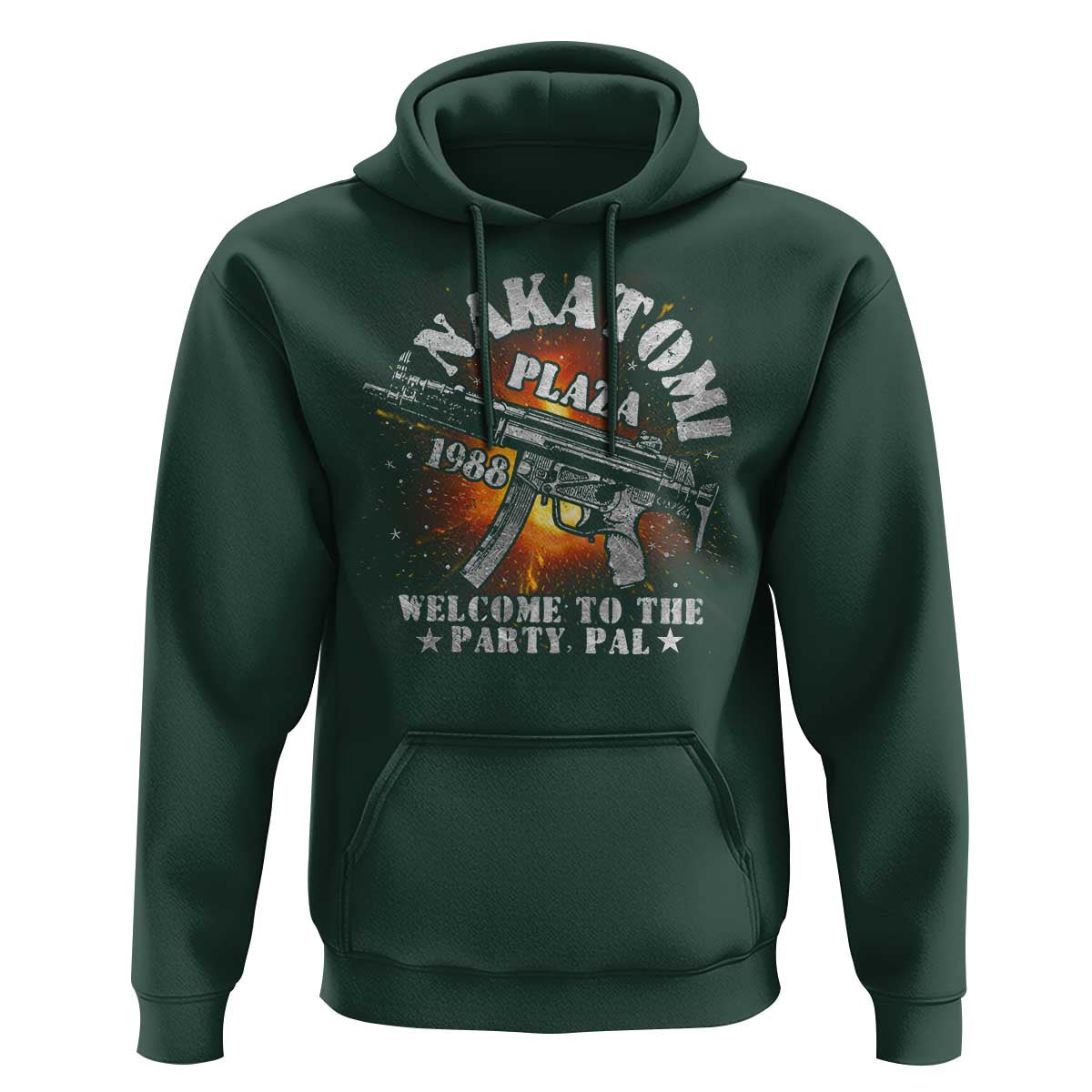 Nakatomi Plaza Christmas Party Hoodie 1988 Welcome To The Party Pal 80'S Die Movie Bruce
