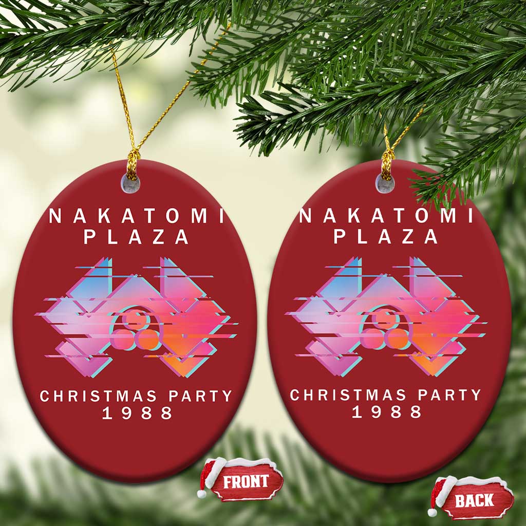 Xmas Nakatomi Plaza Christmas Ornament Xmas Party 2024 Ugly Gift - Wonder Print Shop