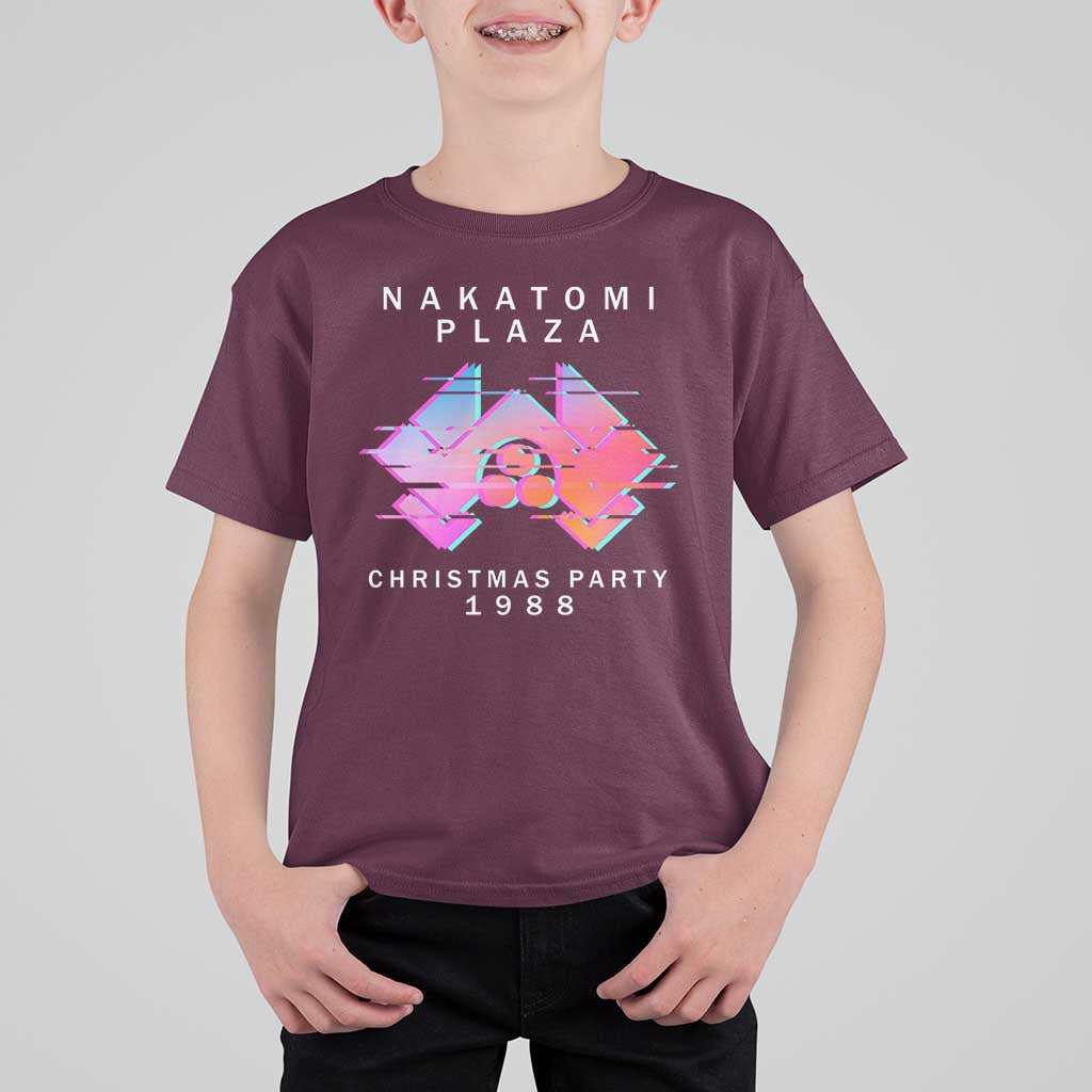 Christmas Nakatomi Plaza T Shirt For Kid Xmas Party 2024 Ugly Gift - Wonder Print Shop