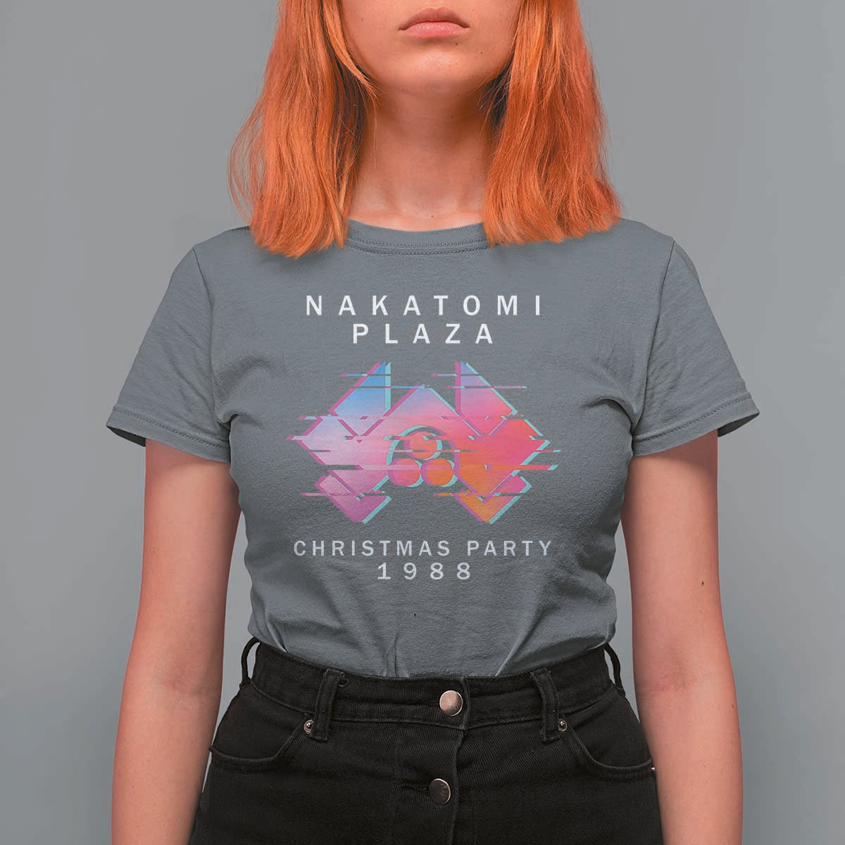 Christmas Nakatomi Plaza T Shirt For Women Xmas Party 2024 Ugly Gift - Wonder Print Shop