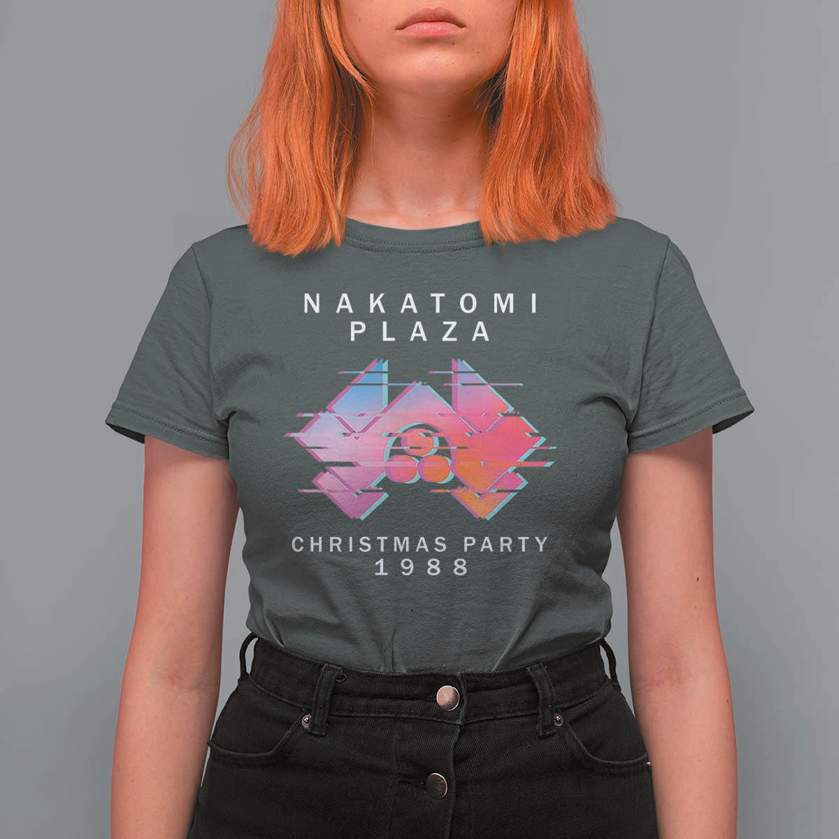 Christmas Nakatomi Plaza T Shirt For Women Xmas Party 2024 Ugly Gift - Wonder Print Shop