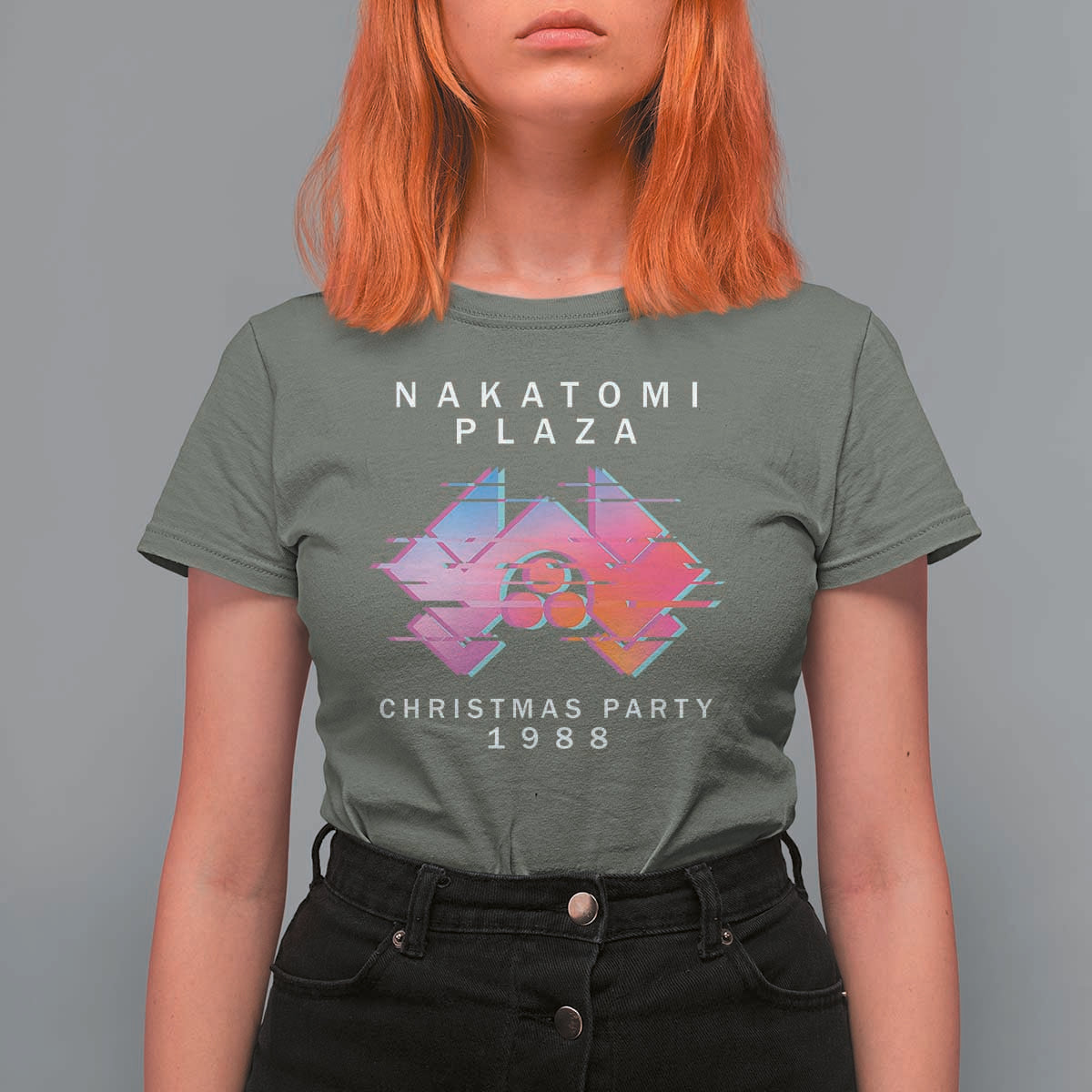 Christmas Nakatomi Plaza T Shirt For Women Xmas Party 2024 Ugly Gift - Wonder Print Shop